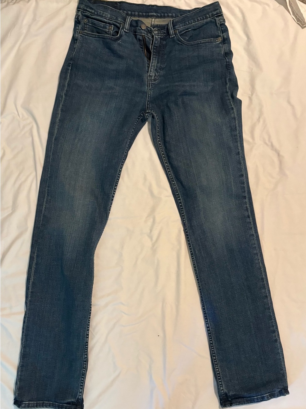 Levi's 514 Straight Leg Men's Jeans in Blue Wash W34 L34